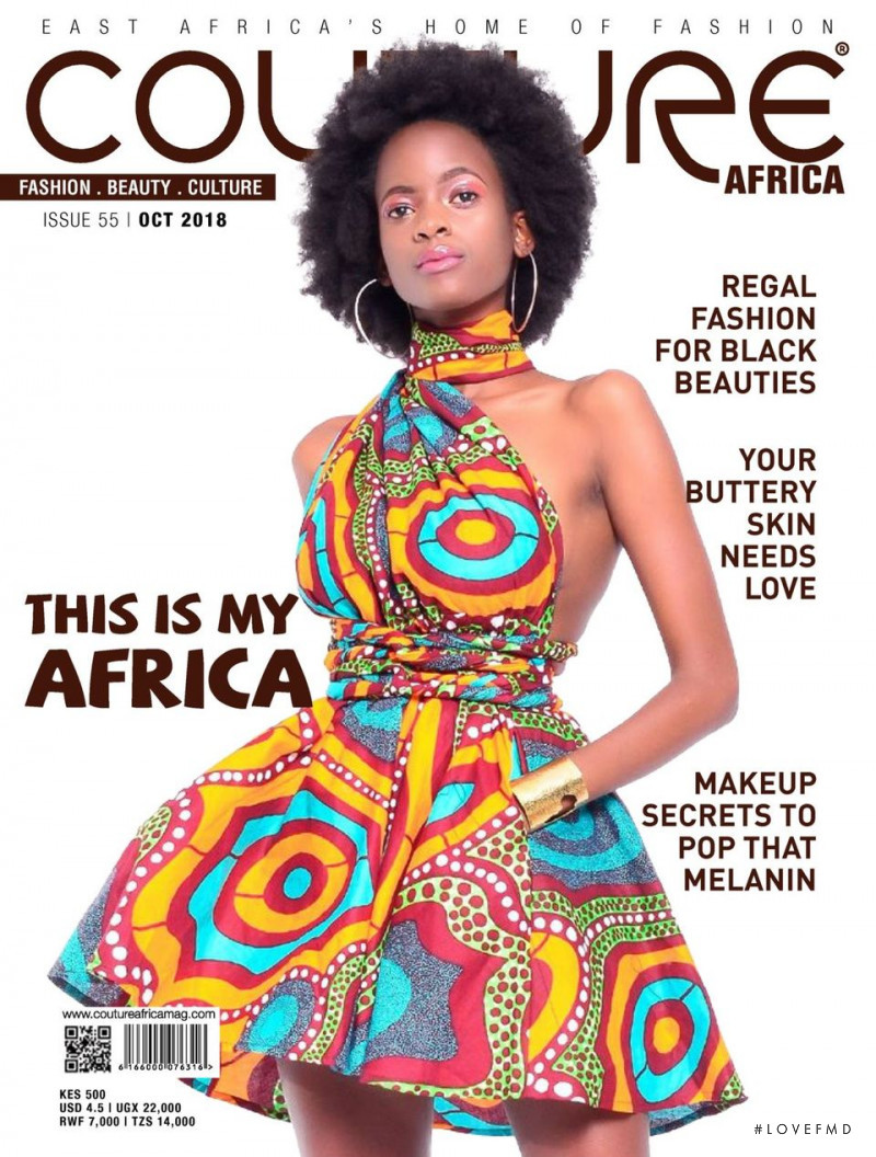  featured on the Couture Africa cover from October 2018