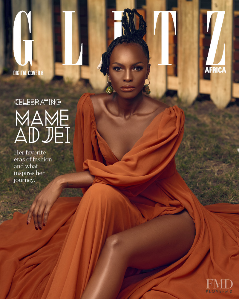 Mame Adjei featured on the Glitz Africa cover from April 2020