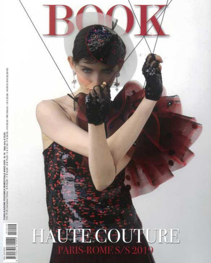  featured on the BOOK Moda Haute Couture cover from March 2019