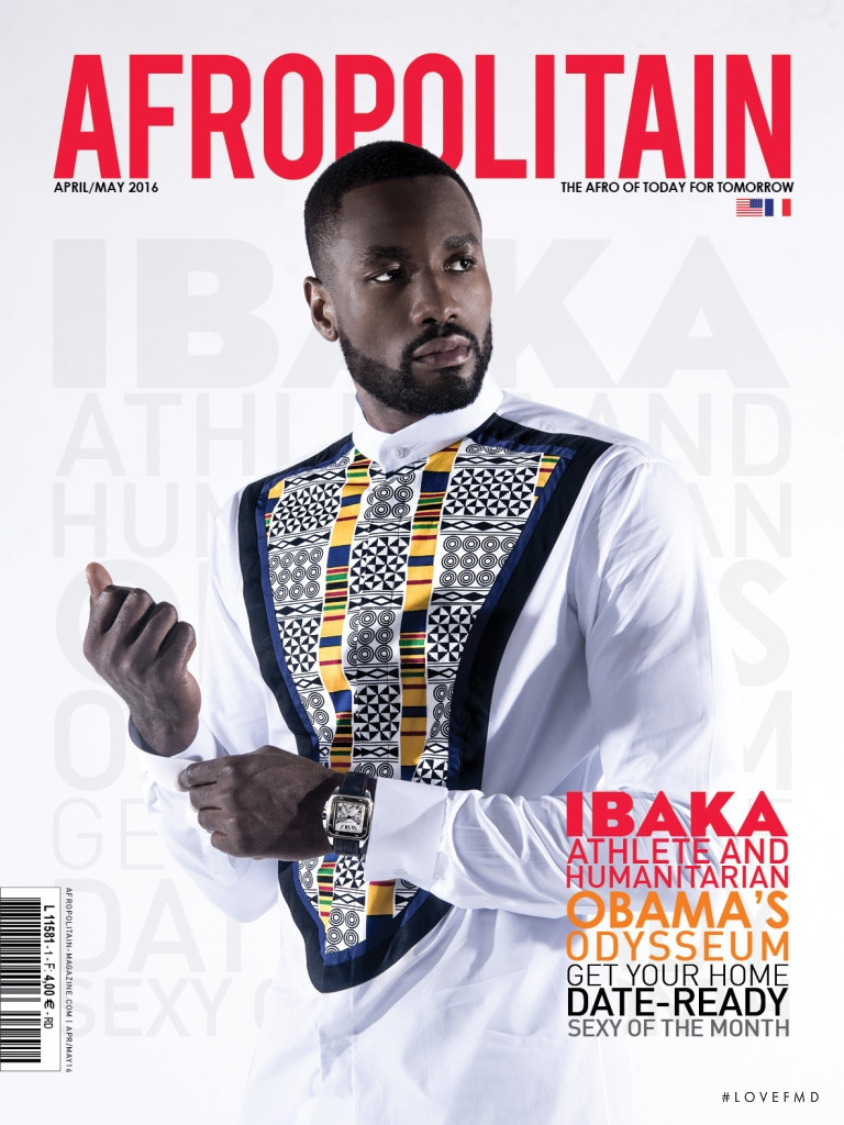 Serge Ibaka featured on the Afropolitain cover from April 2016