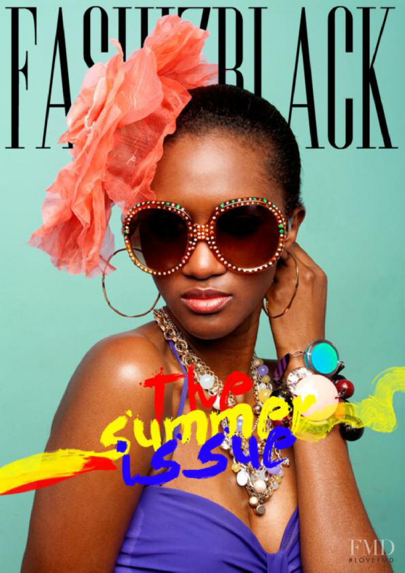 Hadja featured on the Fashizblack cover from July 2009