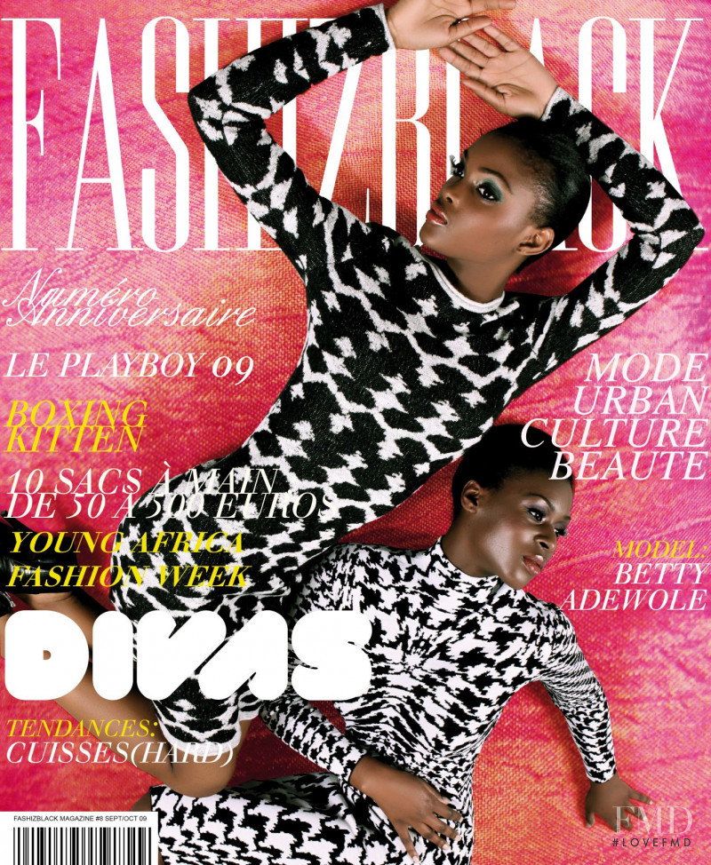 Evita, Nicolette featured on the Fashizblack cover from September 2009