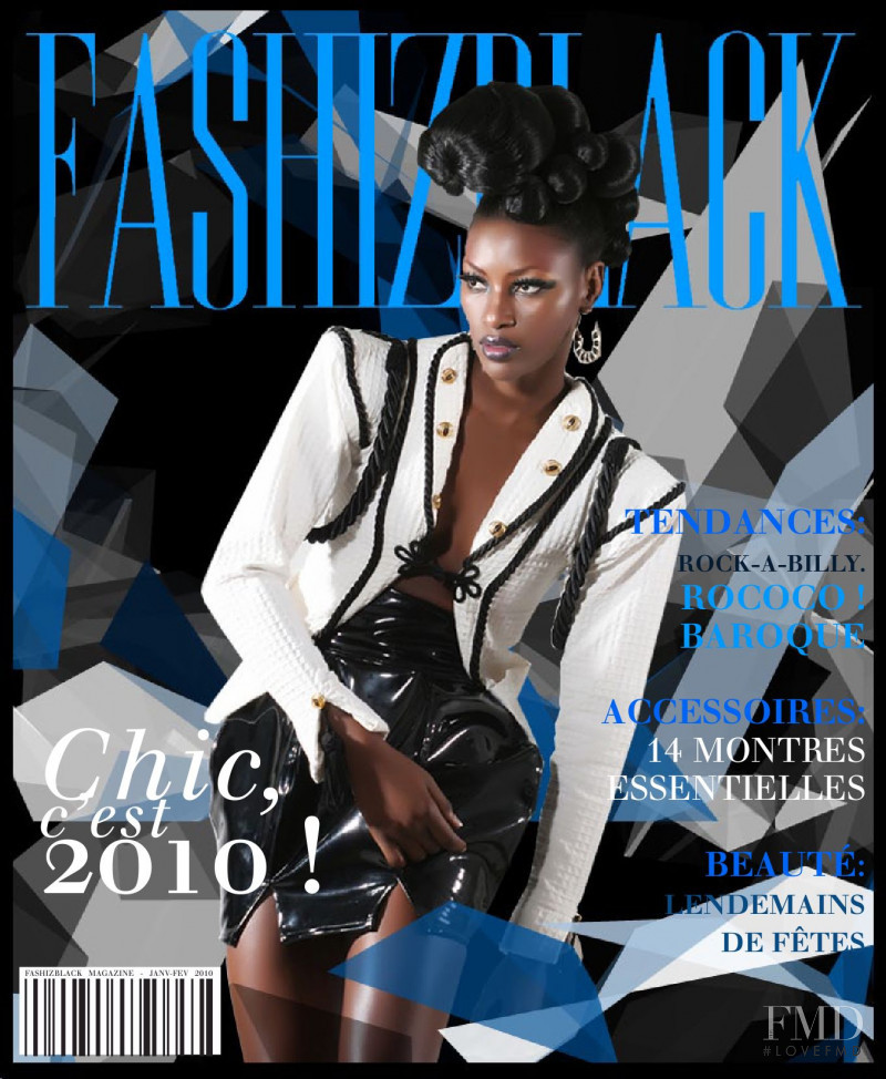 Naoumie Ebanga featured on the Fashizblack cover from January 2010