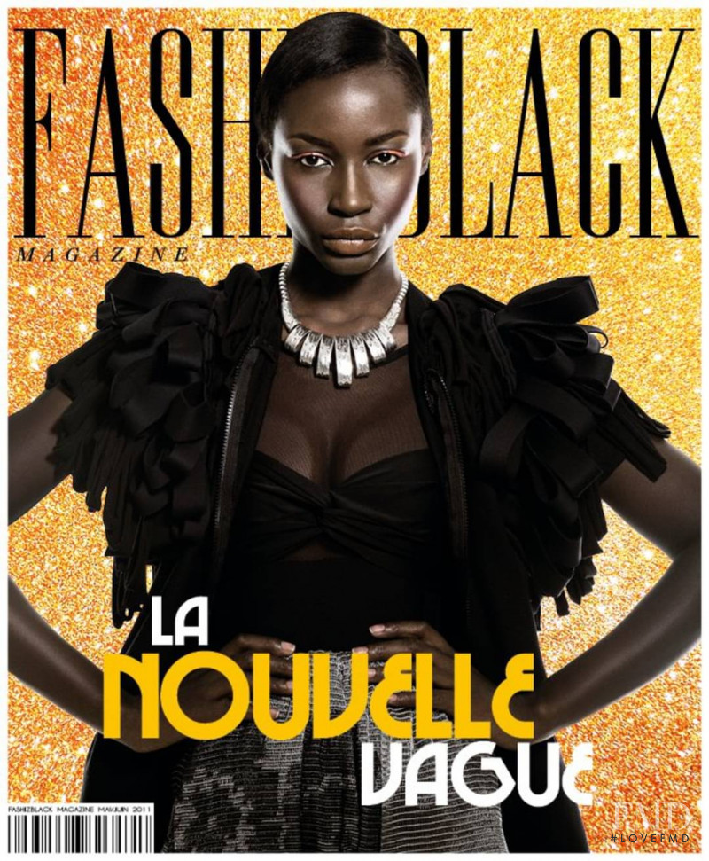 Kate Menson featured on the Fashizblack cover from May 2011