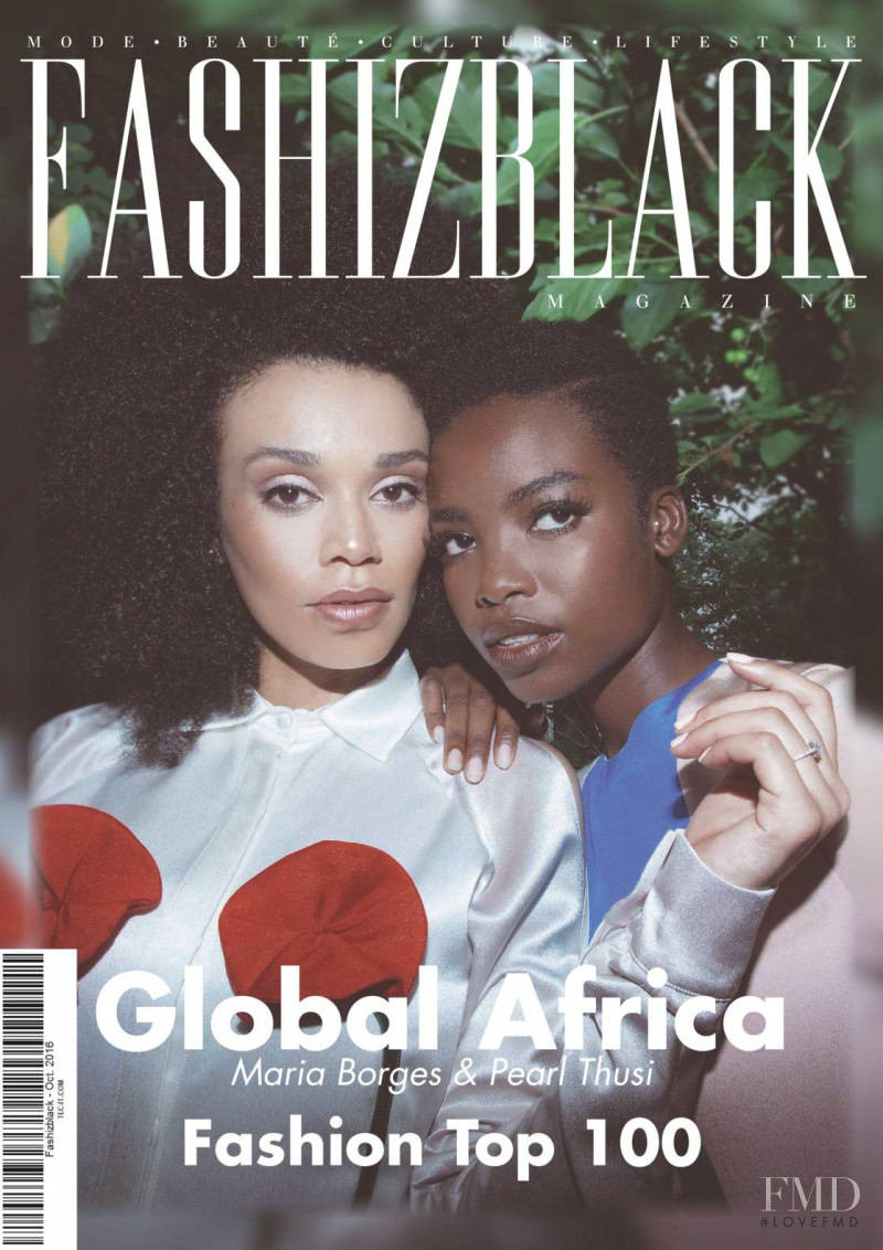 Pearl Thusi featured on the Fashizblack cover from October 2016