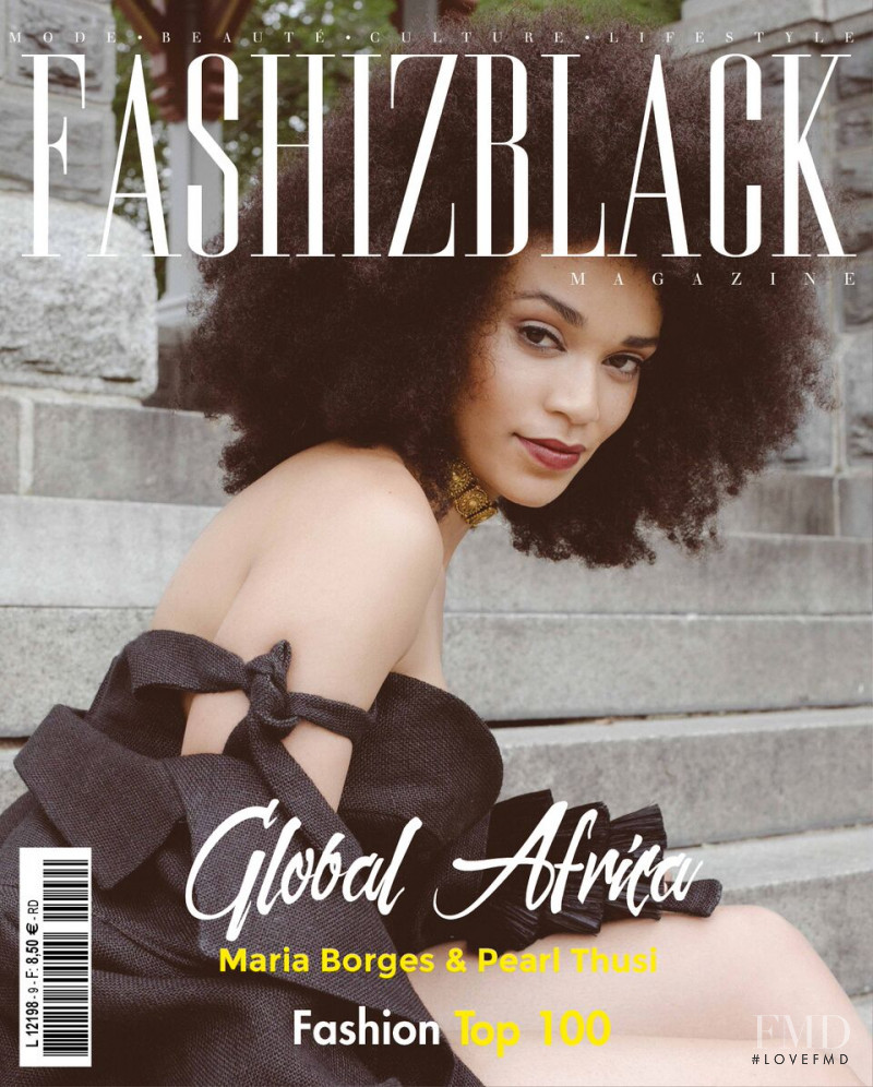 Pearl Thusi featured on the Fashizblack cover from October 2016