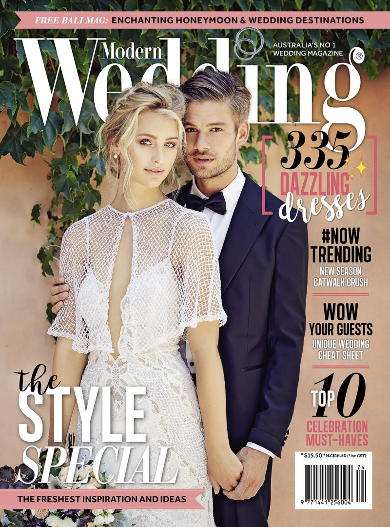  featured on the Modern Wedding cover from April 2017