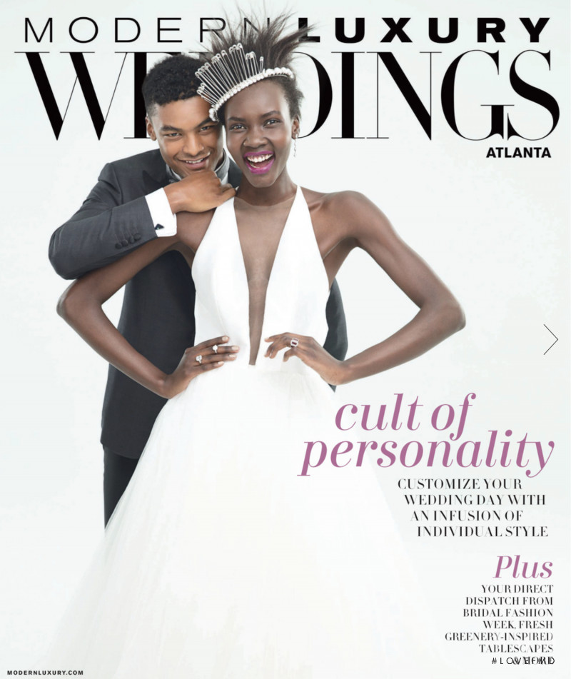  featured on the Modern Luxury Weddings Atlanta cover from June 2017