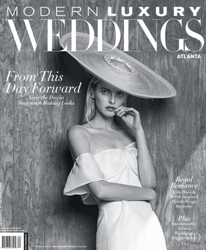 Elza Luijendijk Matiz featured on the Modern Luxury Weddings Atlanta cover from September 2018