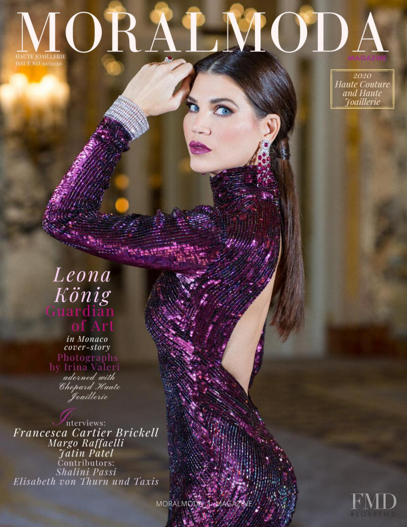 Leona Koenig featured on the MoralModa cover from February 2020