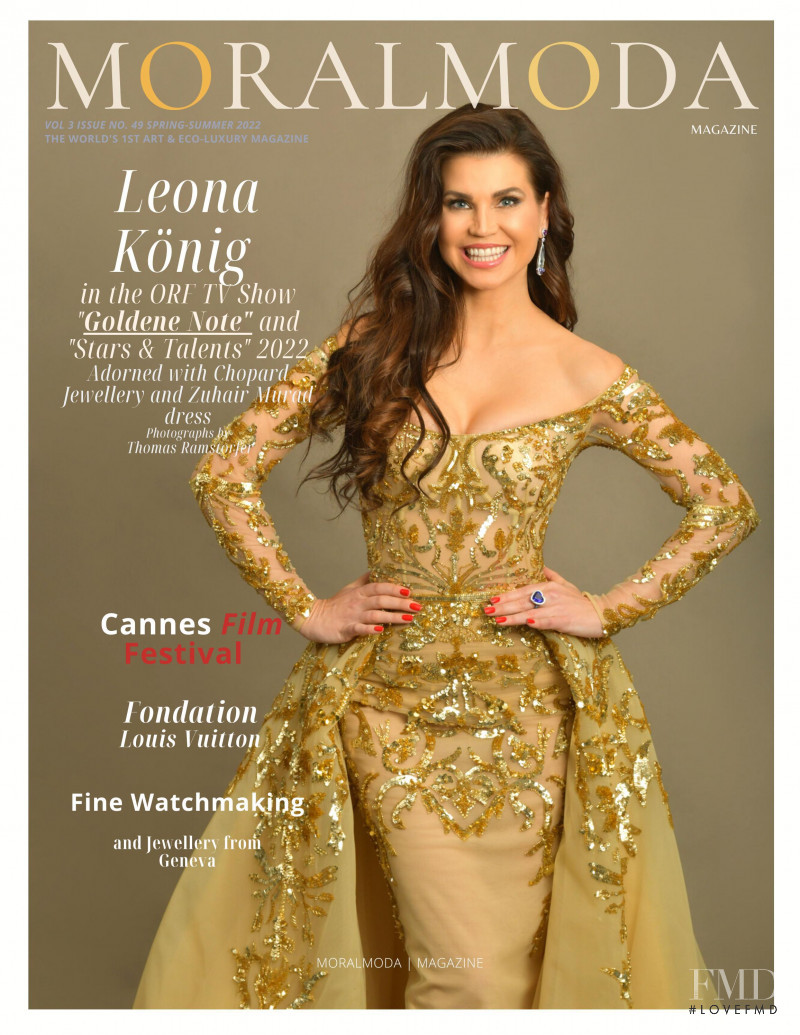 Leona Koenig featured on the MoralModa cover from May 2022