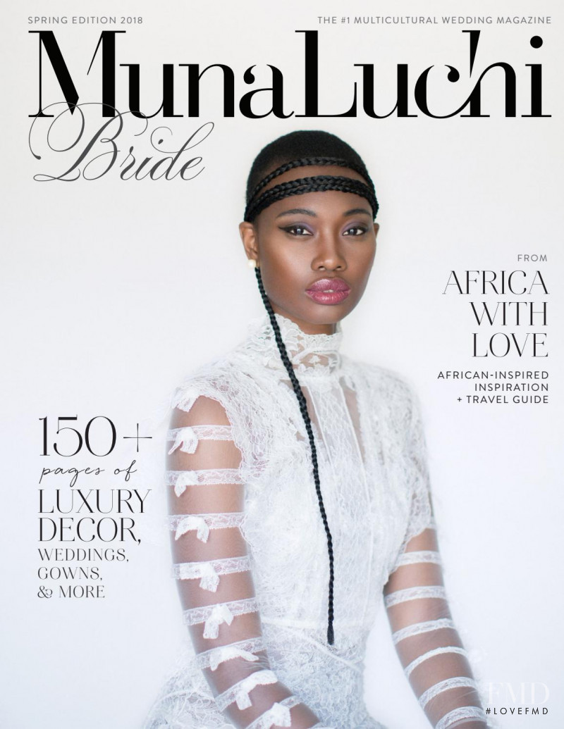  featured on the Muna Luchi Bride cover from March 2018