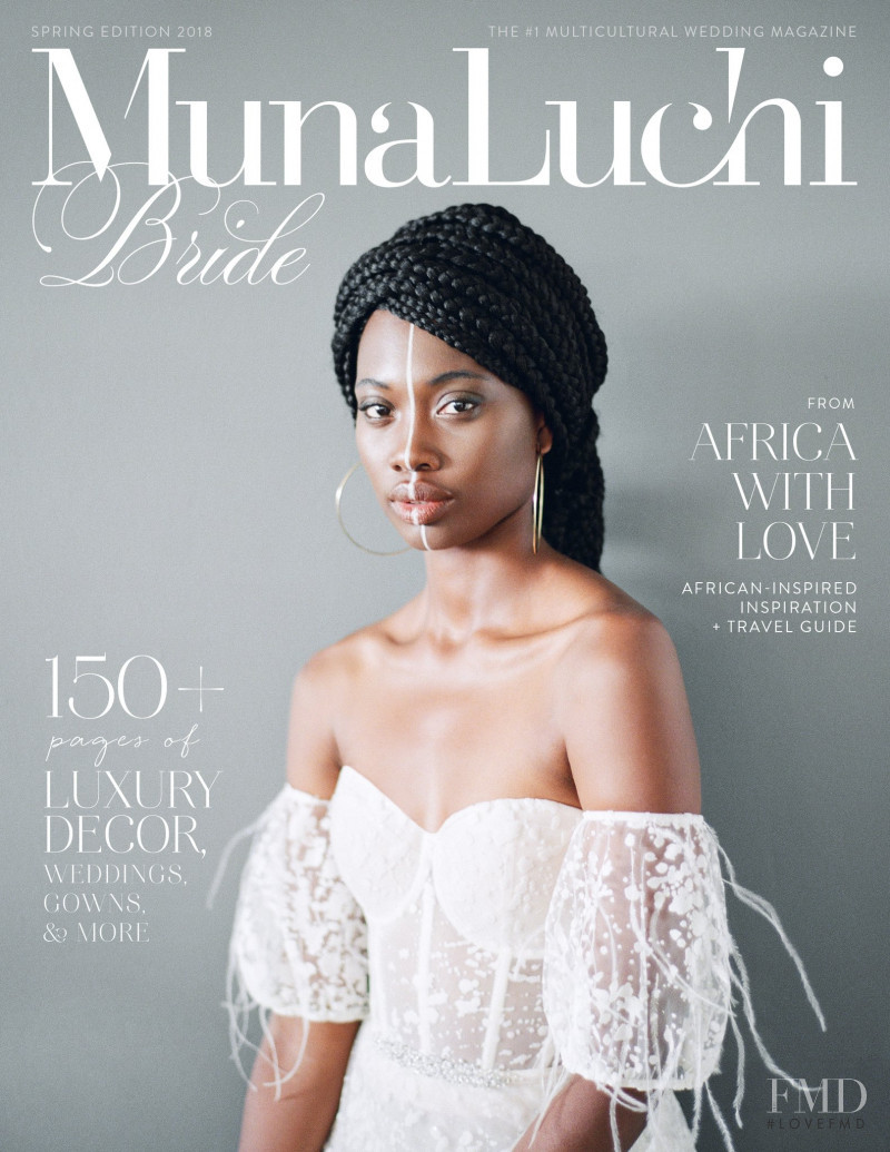  featured on the Muna Luchi Bride cover from March 2018