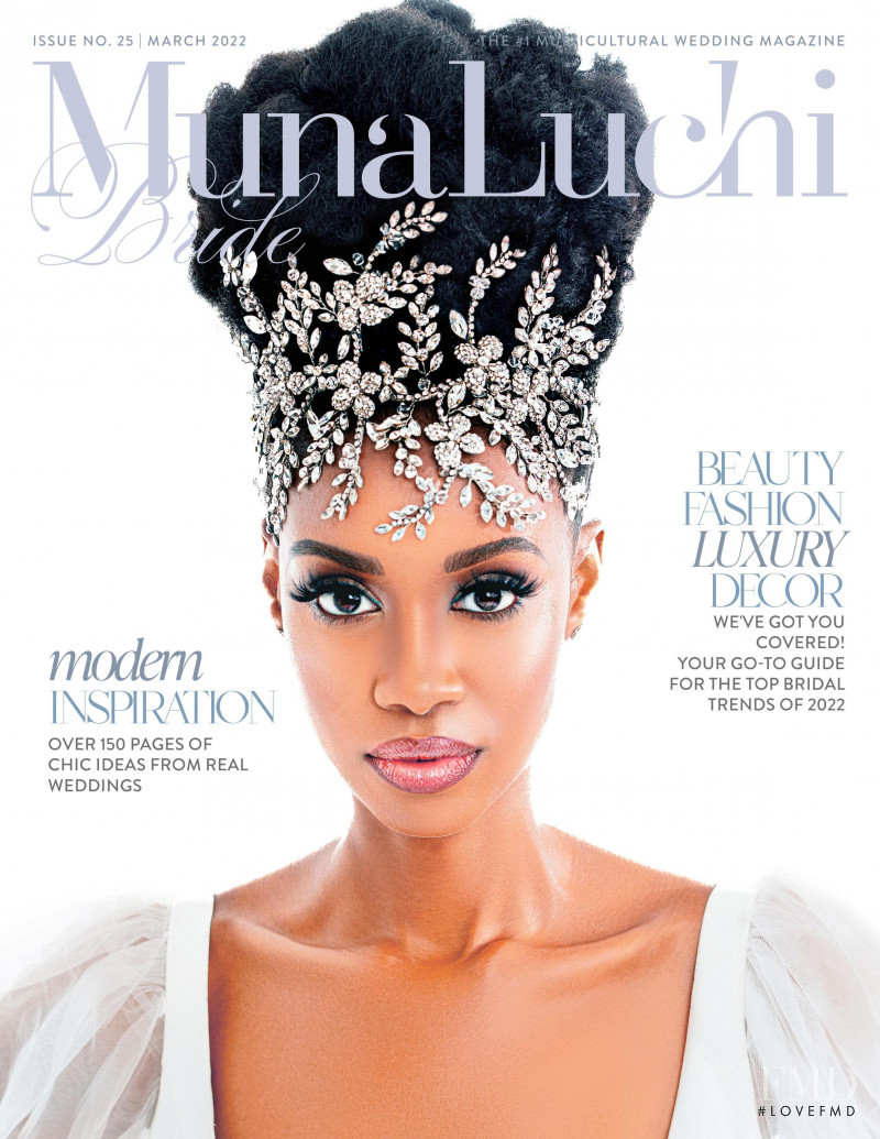  featured on the Muna Luchi Bride cover from March 2022