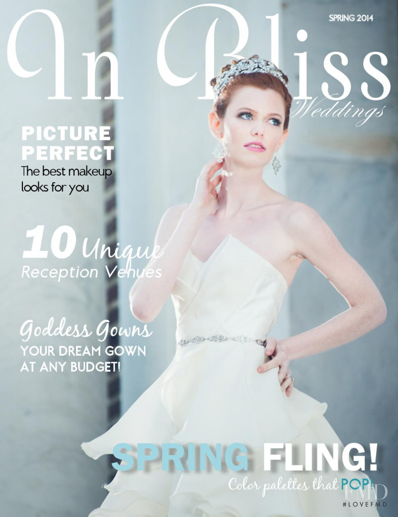  featured on the In Bliss Weddings cover from March 2014