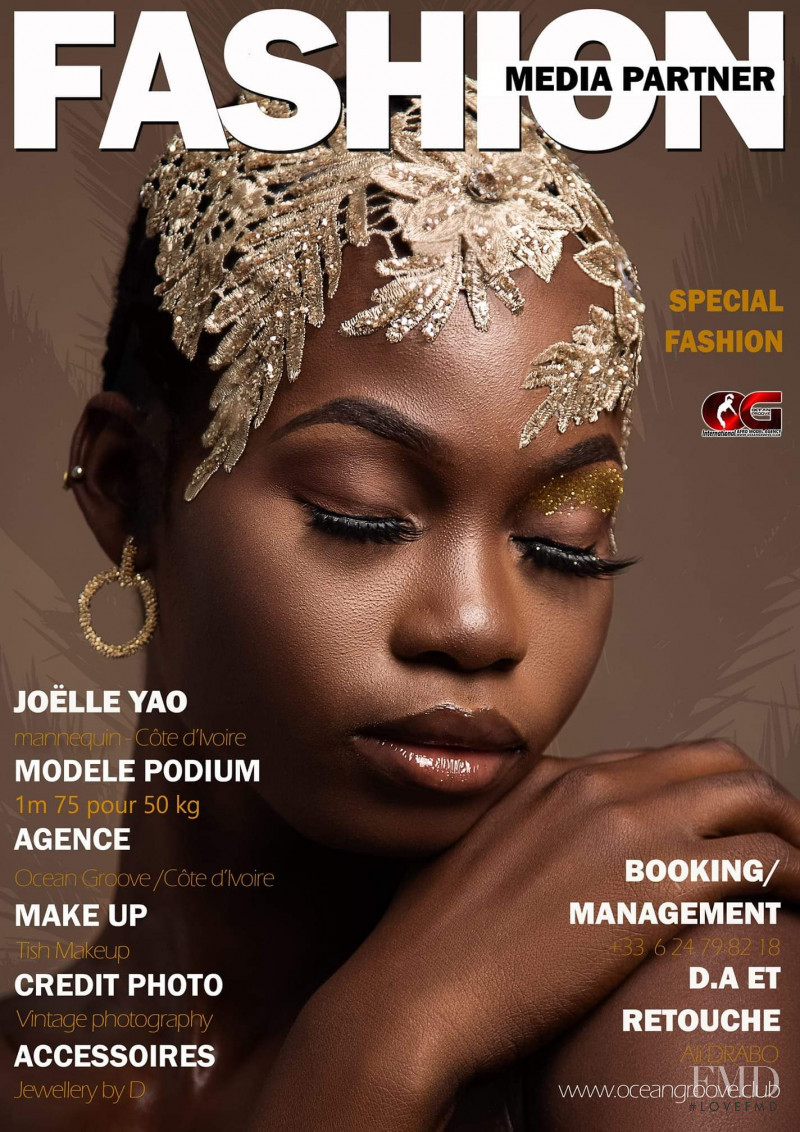 Joelle Yao featured on the Fashion Media Partner cover from November 2020