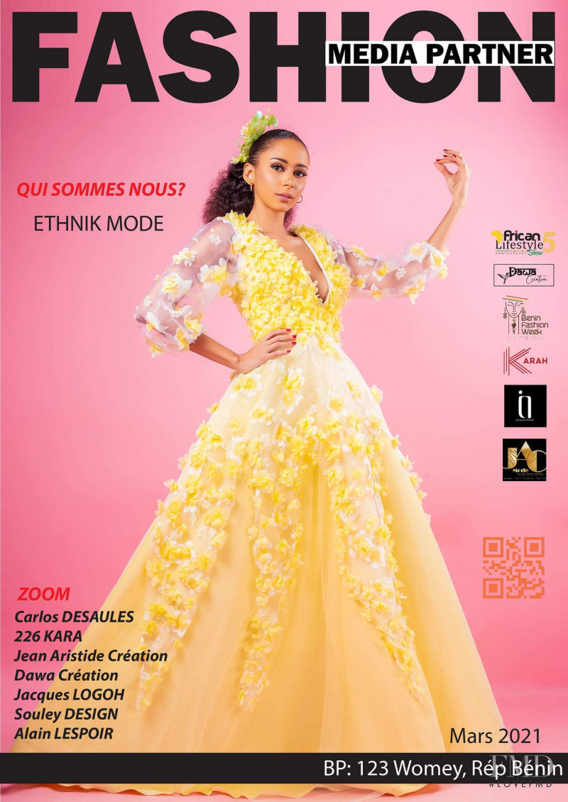  featured on the Fashion Media Partner cover from March 2021