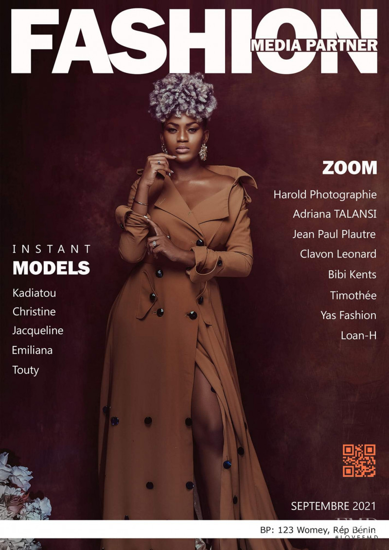 Adriana Talansi featured on the Fashion Media Partner cover from September 2021