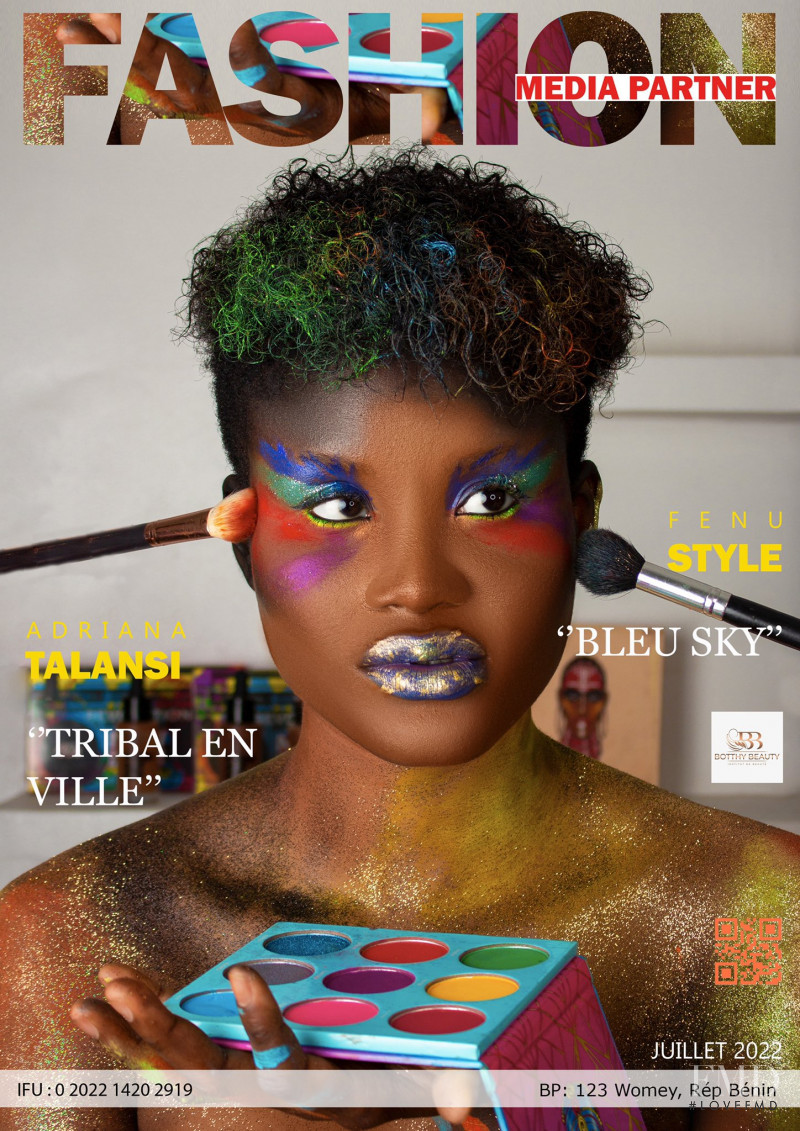 Xaviera Trevor featured on the Fashion Media Partner cover from July 2022