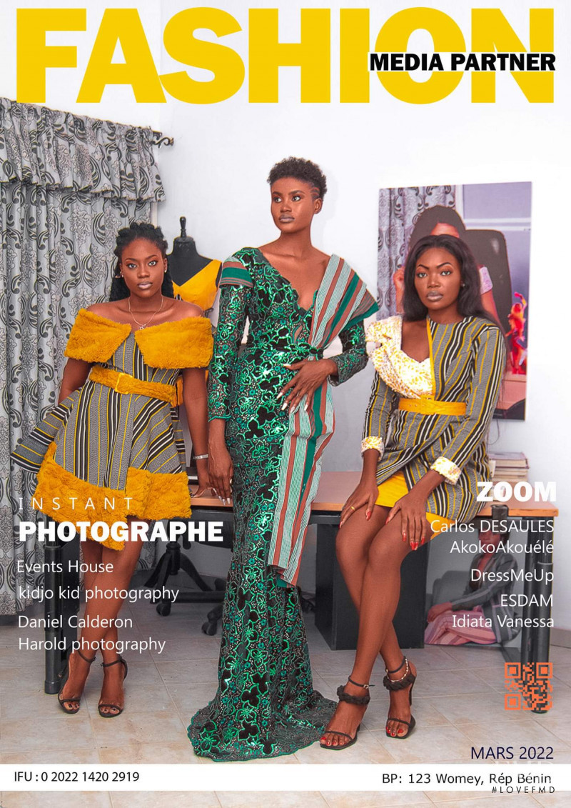 Xaviera Trevor featured on the Fashion Media Partner cover from March 2022