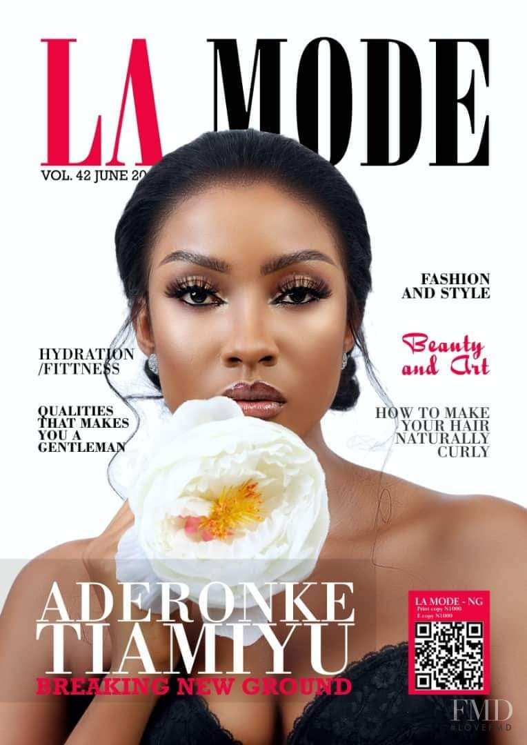 Aderonke Tiamiyu featured on the La Mode cover from June 2019