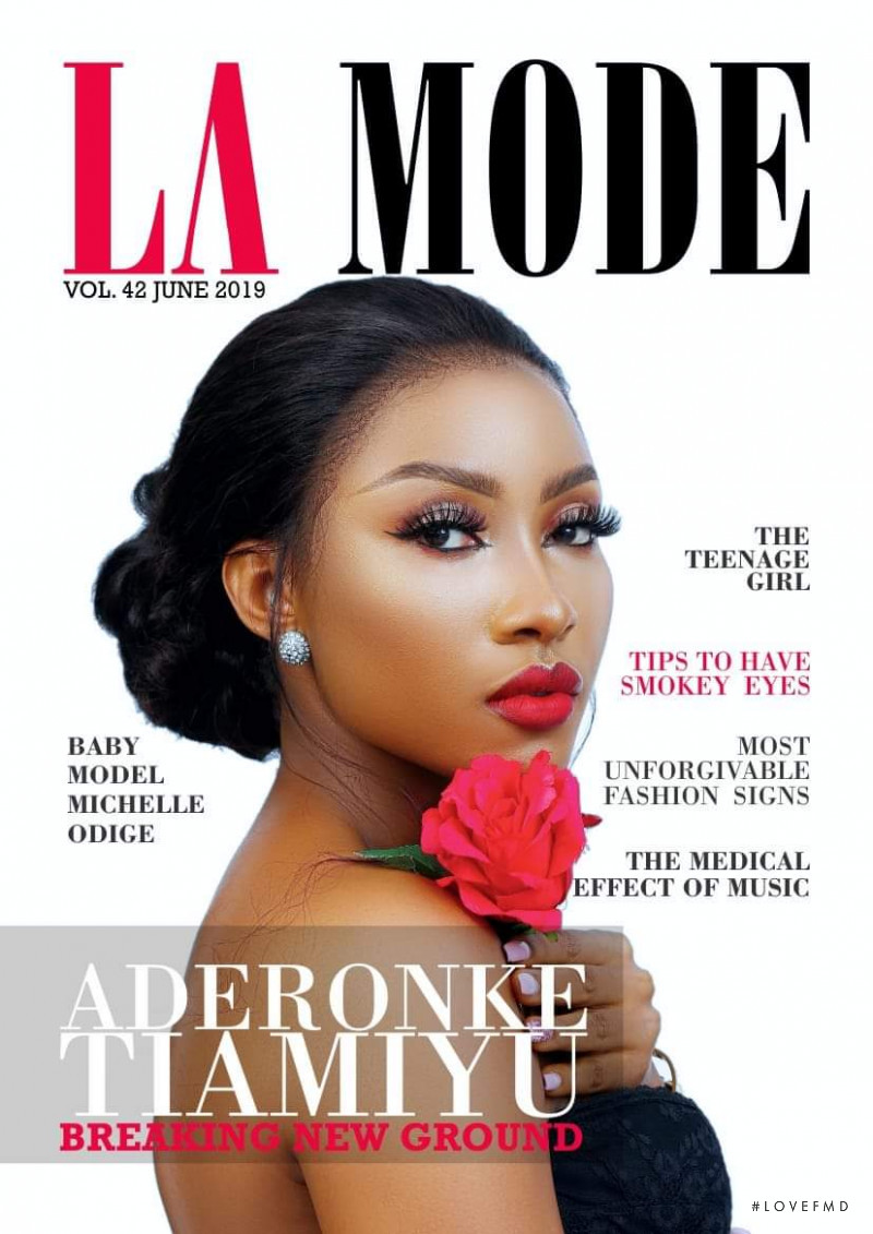 Aderonke Tiamiyu featured on the La Mode cover from June 2019