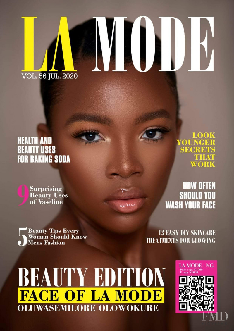 Oluwasemore Olowokure featured on the La Mode cover from July 2020