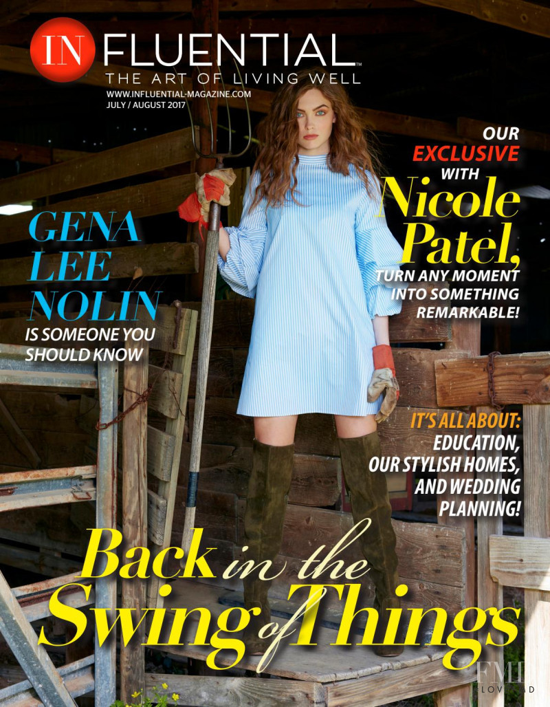 Lani Baker featured on the InFluential cover from July 2017