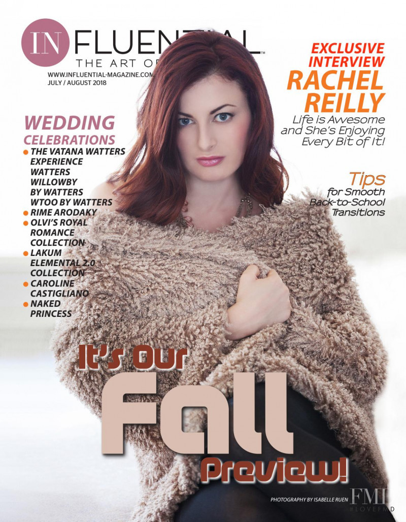 Rachel Reilly featured on the InFluential cover from July 2018