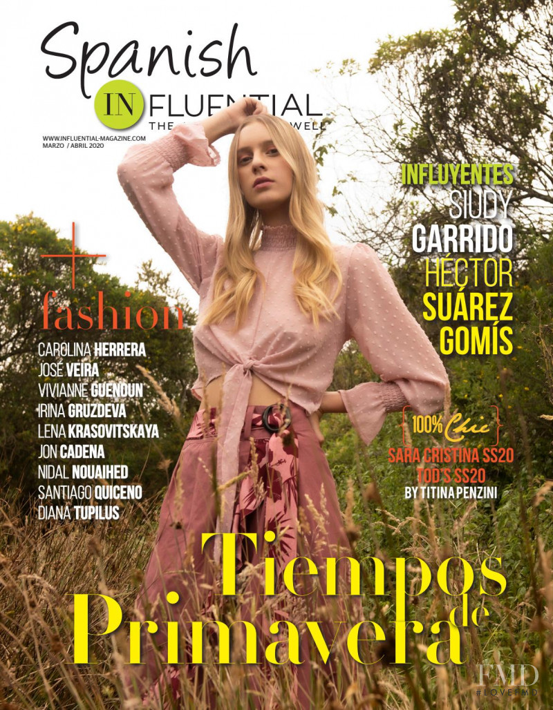 Maria Paula Vaz featured on the Spanish InFluential cover from March 2020