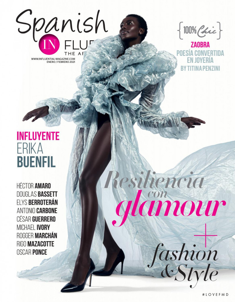 Sabina Ndunge featured on the Spanish InFluential cover from January 2021