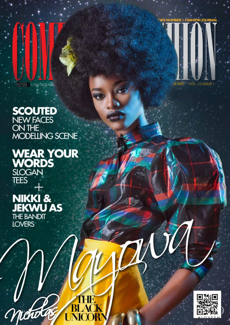 Mayowa Nicholas featured on the Complete Fashion cover from September 2017