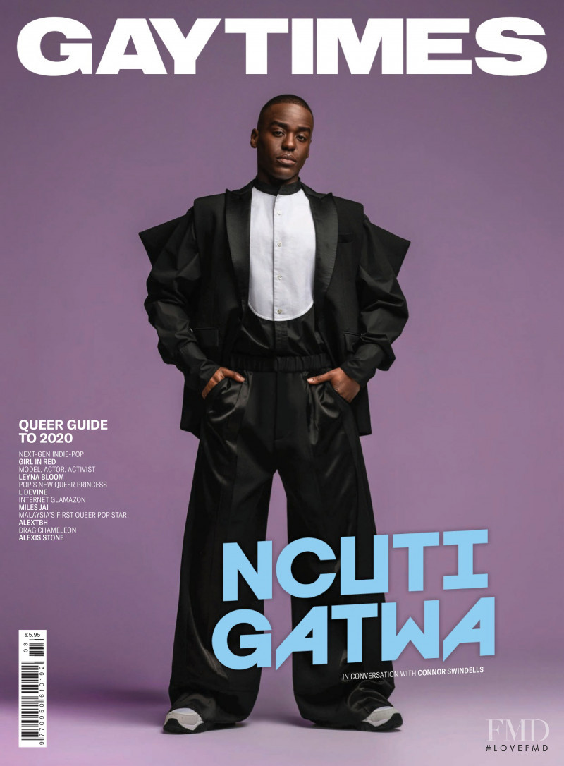  featured on the Gay Times cover from January 2020