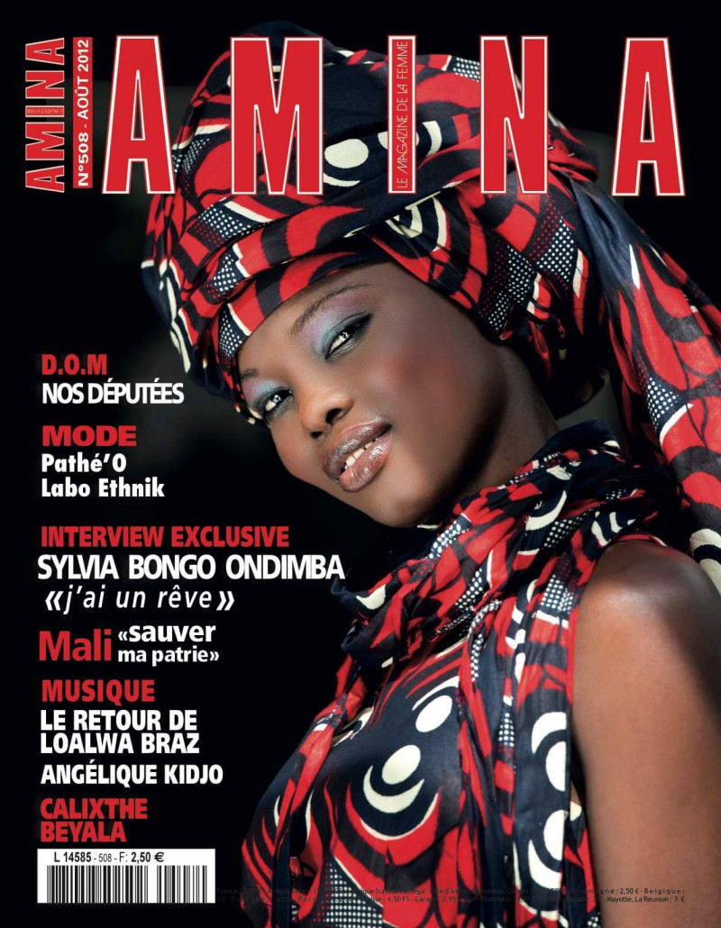  featured on the Amina Mag cover from August 2012