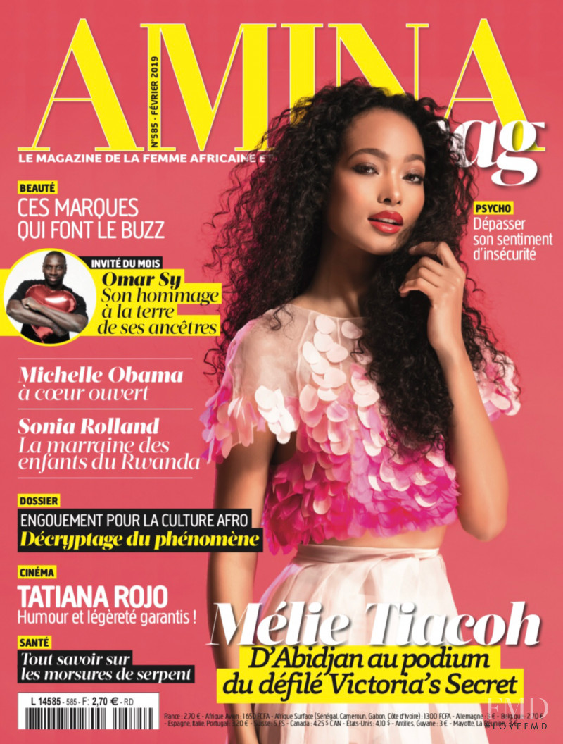 Melie Tiacoh featured on the Amina Mag cover from February 2019