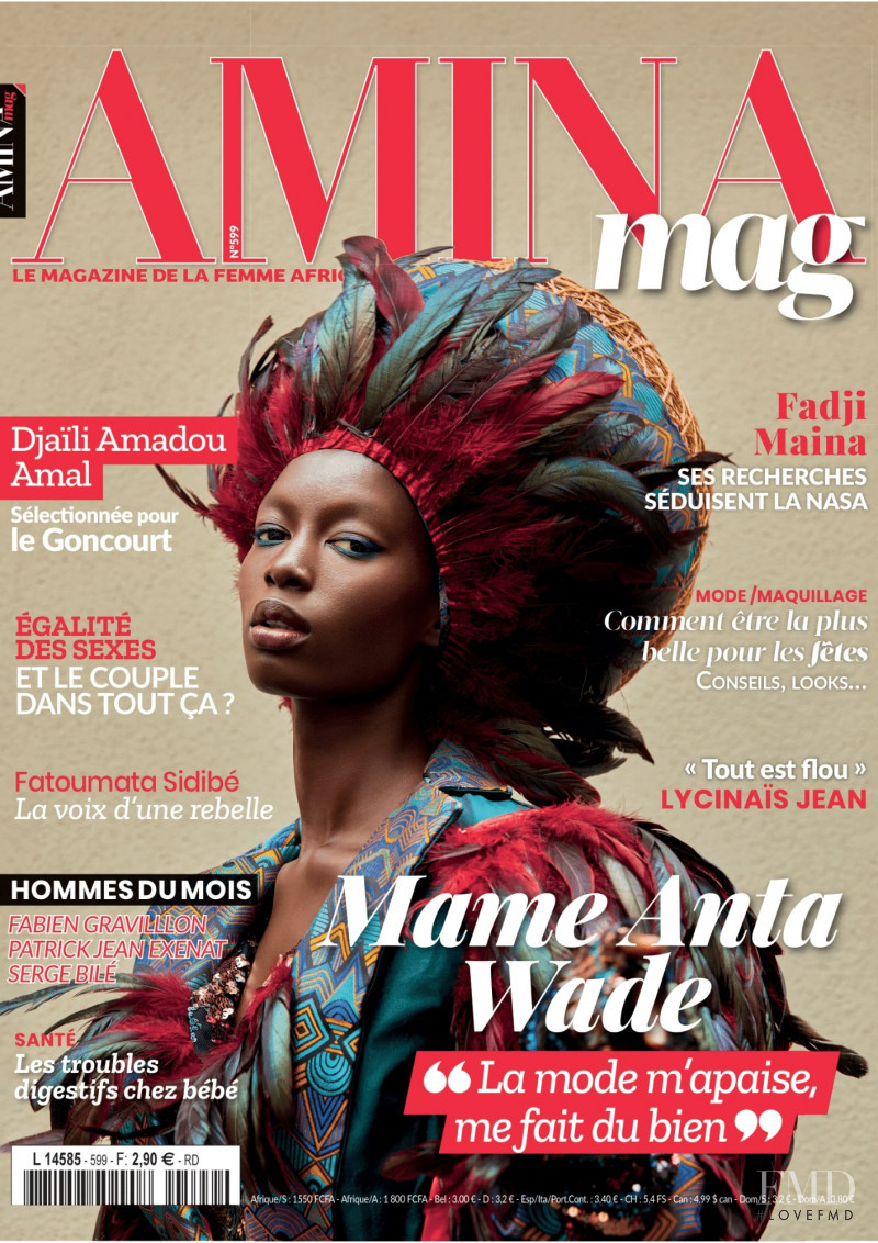 Mame Anta Wade featured on the Amina Mag cover from November 2020