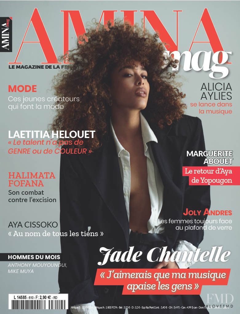 Jade Chantelle featured on the Amina Mag cover from September 2022