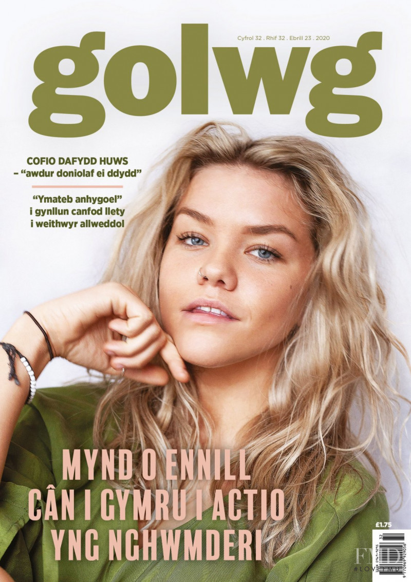  Mirain Evans featured on the Golwg cover from April 2020