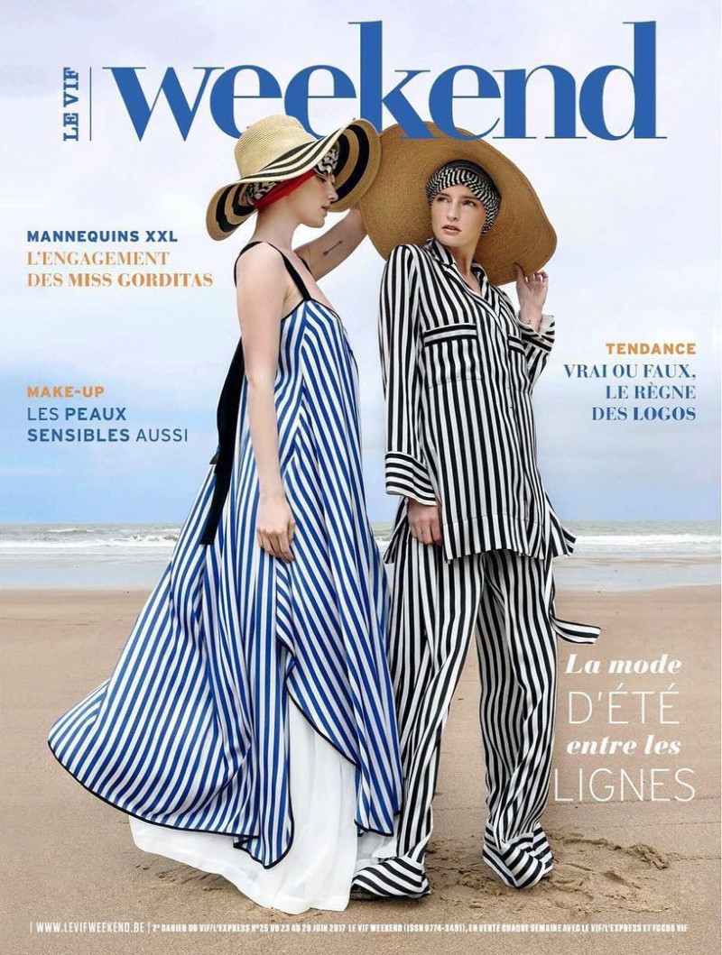 Stéphanie Leleu featured on the Le Vif Weekend cover from June 2017