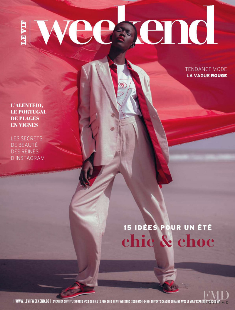 Adama Jobe featured on the Le Vif Weekend cover from June 2019