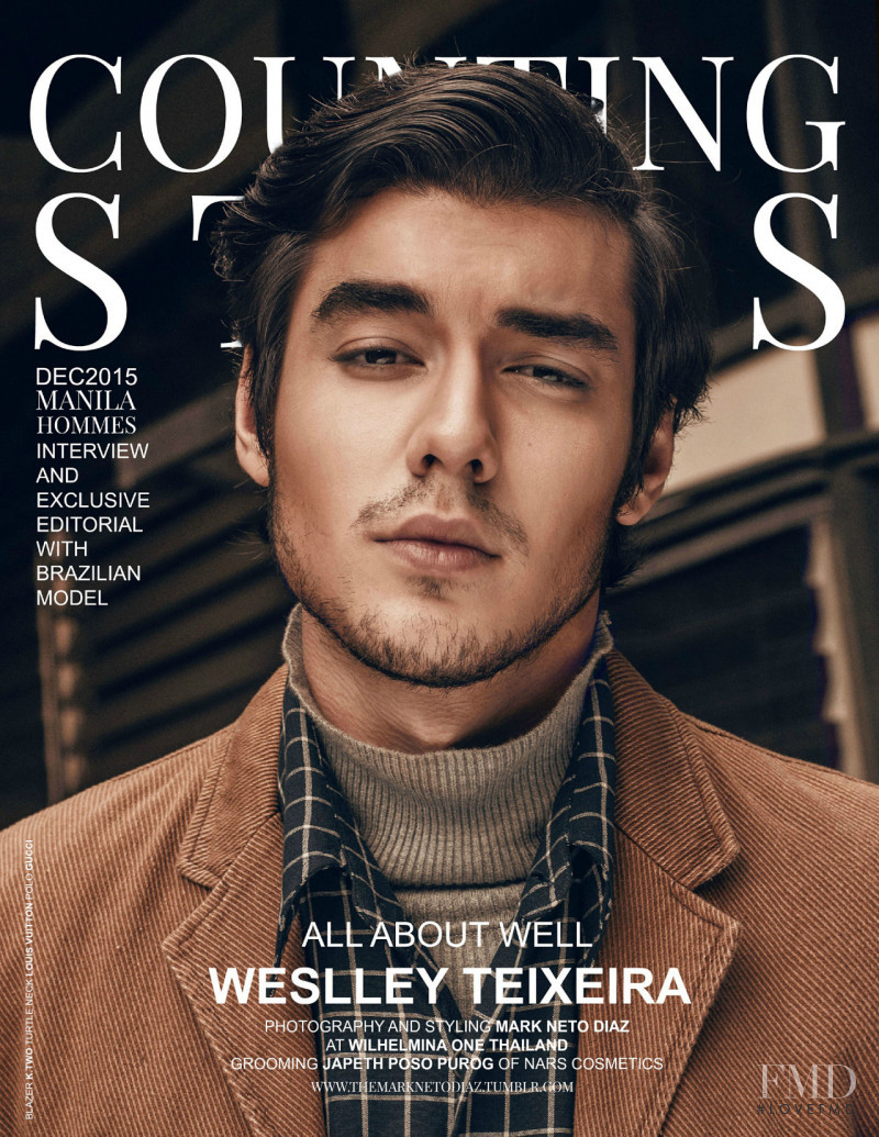 Weslley Teixeira featured on the Counting Stars Hommes cover from December 2015