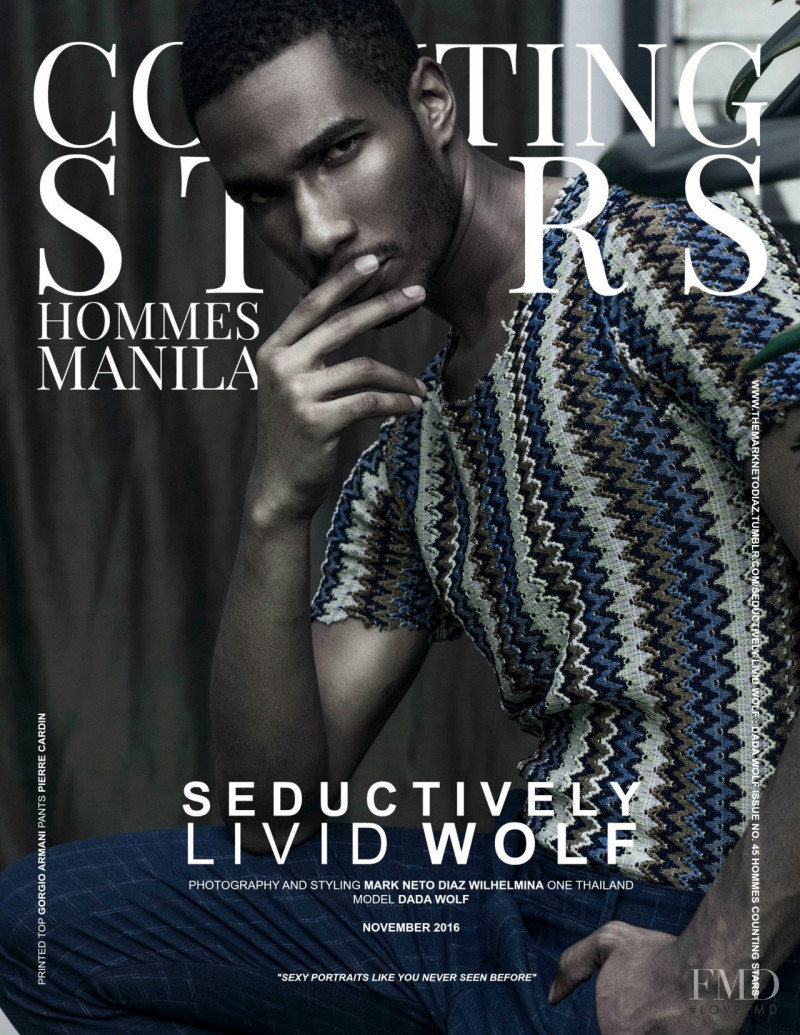 Dada Wolf featured on the Counting Stars Hommes cover from November 2016