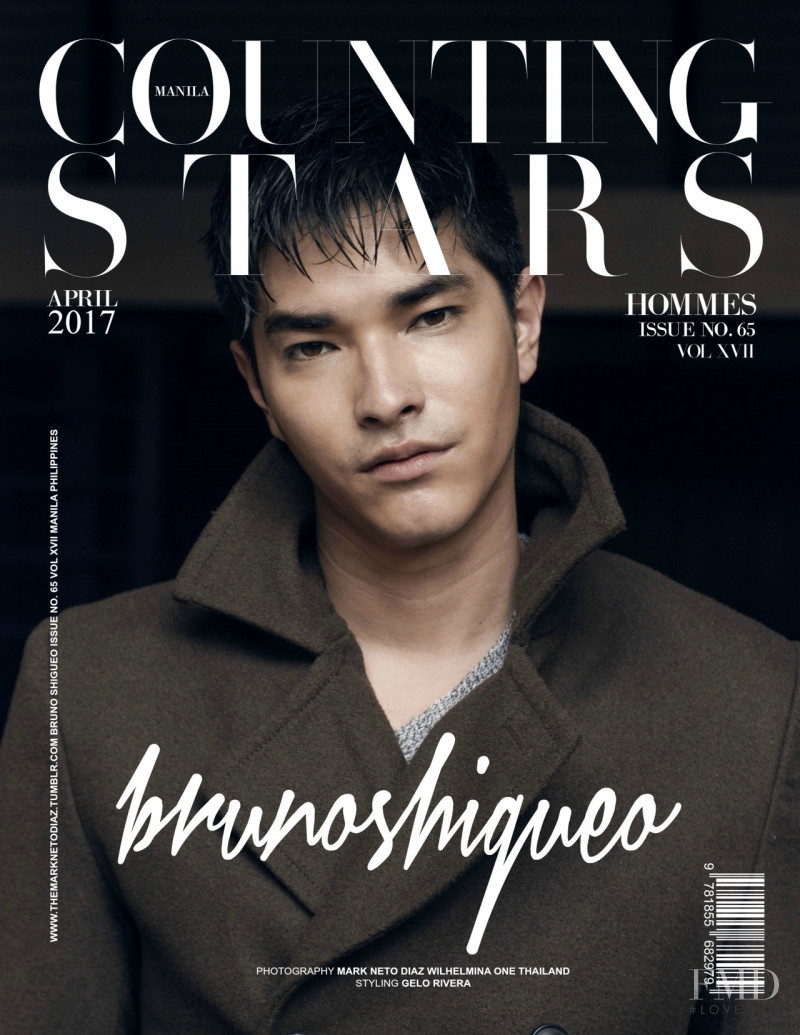 Bruno Shigueo featured on the Counting Stars Hommes cover from April 2017