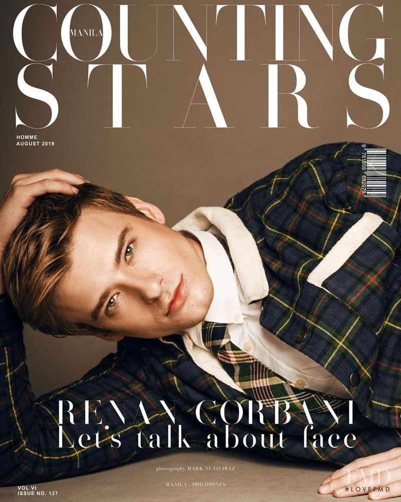 Renan Corbani featured on the Counting Stars Hommes cover from August 2019