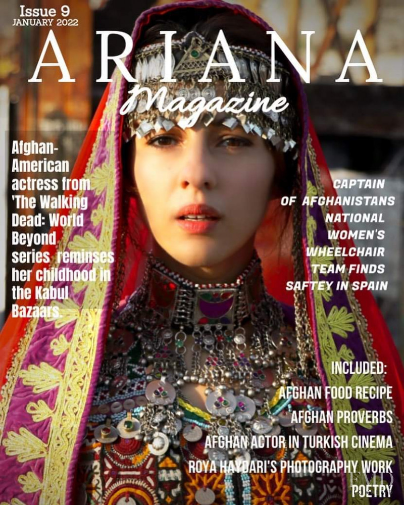 Annet Mahendru featured on the Ariana Magazine cover from January 2022