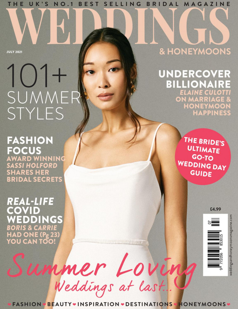  featured on the Weddings and Honeymoons cover from July 2021