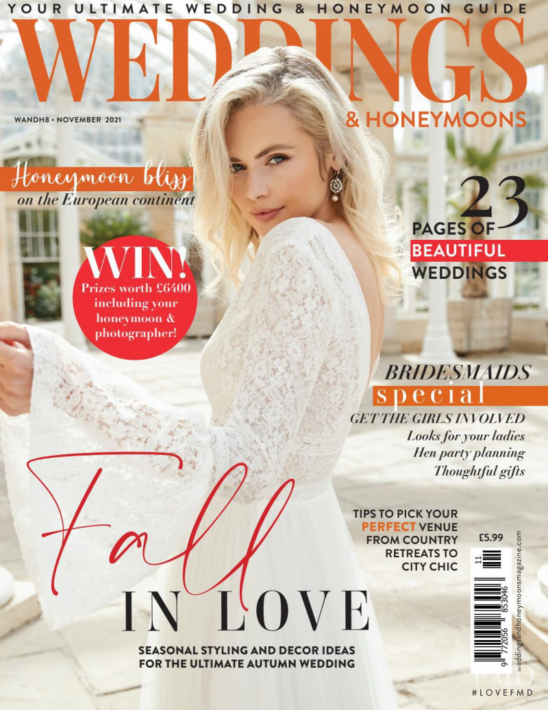  featured on the Weddings and Honeymoons cover from November 2021