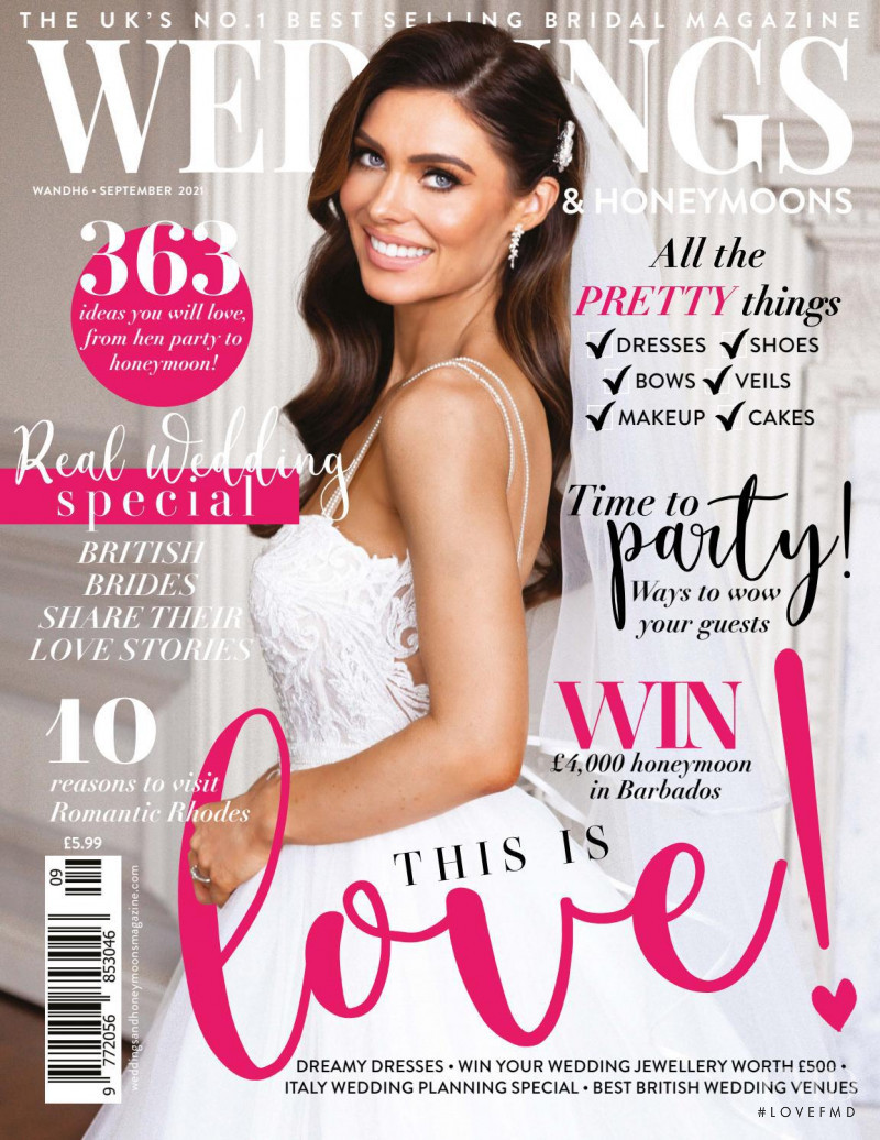  featured on the Weddings and Honeymoons cover from September 2021