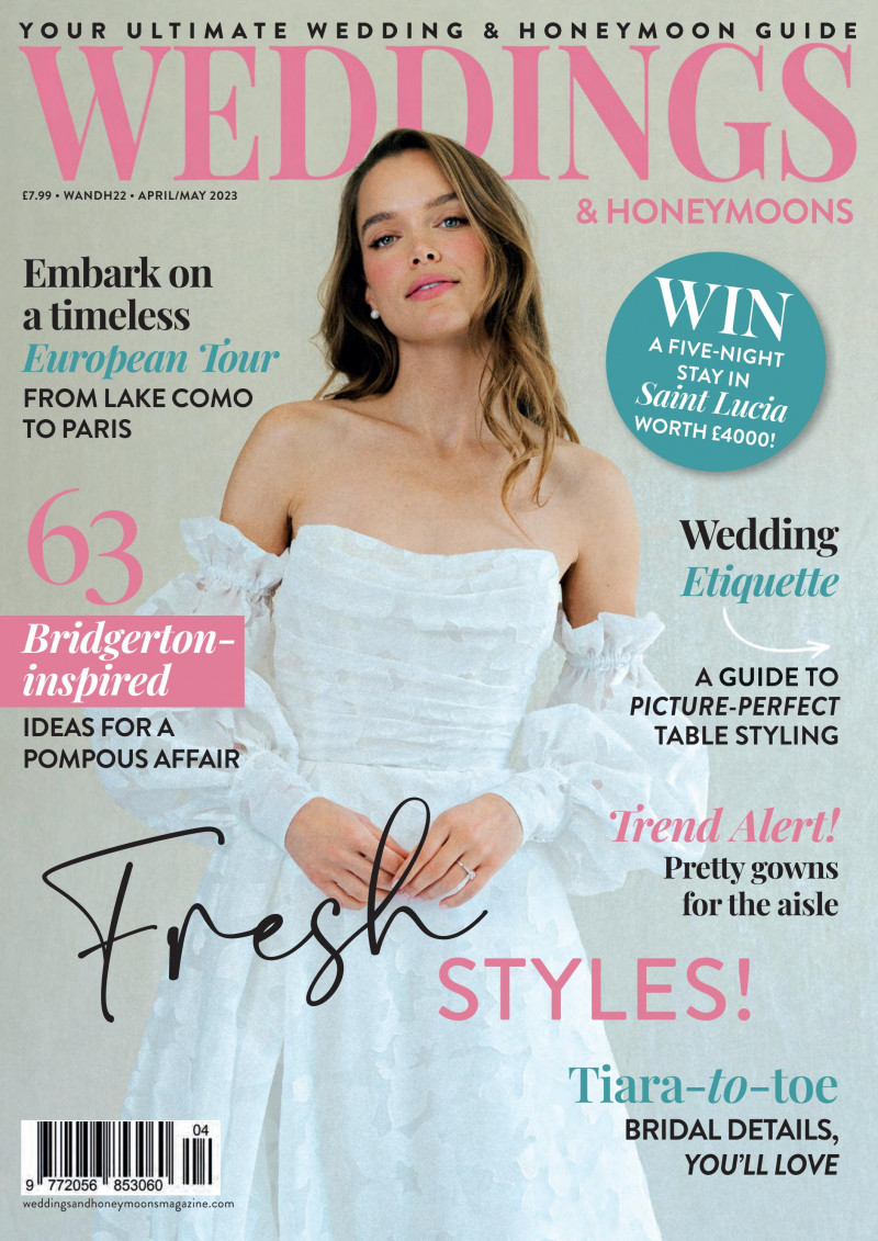  featured on the Weddings and Honeymoons cover from April 2023