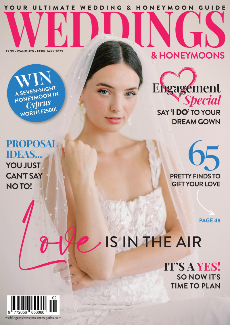  featured on the Weddings and Honeymoons cover from February 2023